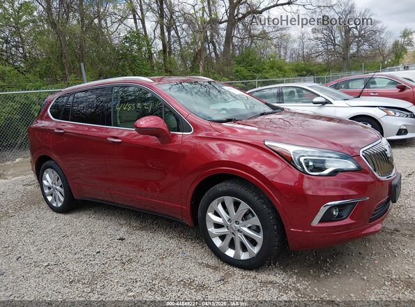 LRBFXFSX7HD093024 2017 BUICK ENVISION Red Widok wnętrza 360 stopni