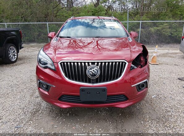 LRBFXFSX7HD093024 2017 BUICK ENVISION Red Widok wnętrza z tyłu