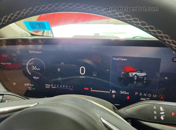 LRBFZLE46SD011625 2025 BUICK ENVISION Red Vista del cuadro de instrumentos