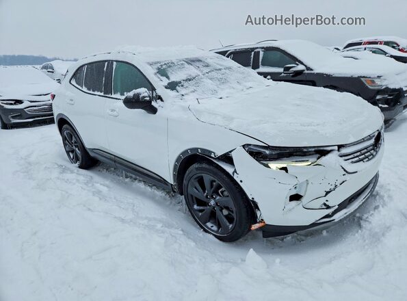 LRBFZMR49PD201281 2023 BUICK ENVISION White Передня права чверть