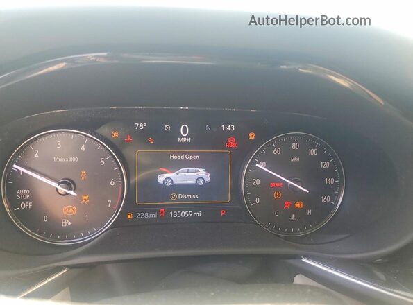 LRBFZNR41MD072907 2021 BUICK ENVISION Белый Вид щитка приборов