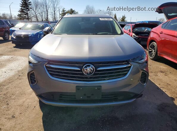 LRBFZPR43MD136070 2021 BUICK ENVISION Gray წინა ხედი