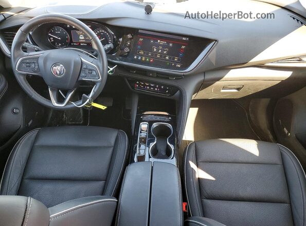 LRBFZPR43MD136070 2021 BUICK ENVISION Gray წინა პანელის ხედი