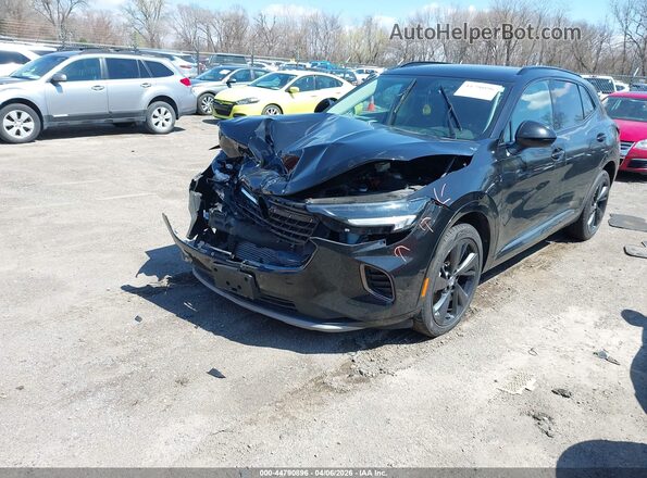 LRBFZPR43PD037074 2023 BUICK ENVISION Черный Передняя левая четверть