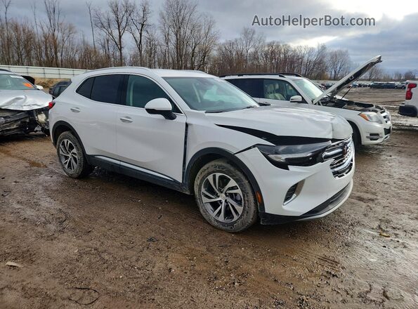 LRBFZPR46MD087558 2021 BUICK ENVISION Белый Передняя правая четверть