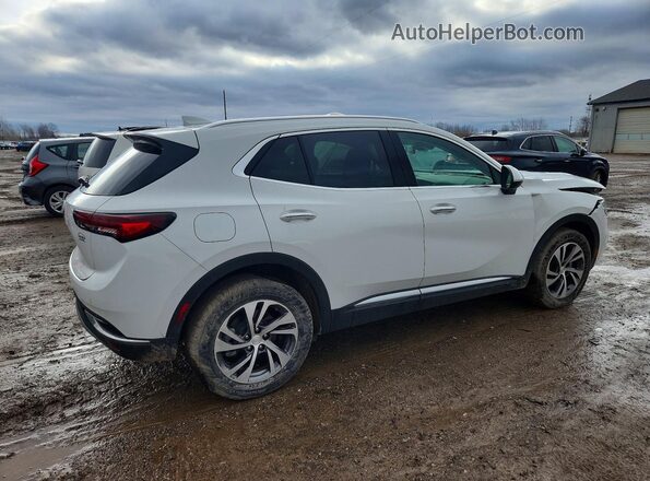 LRBFZPR46MD087558 2021 BUICK ENVISION Белый Задняя правая четверть