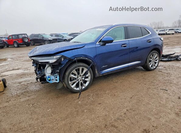 LRBFZSR48PD081476 2023 BUICK ENVISION Blue Առջևի ձախ երեք քառորդ տեսարան