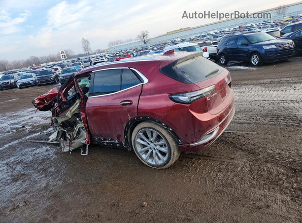 LRBFZSR4XPD154394 2023 BUICK ENVISION Бордовый Задняя левая четверть