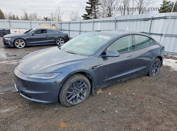 LRW3E7EB6RC101084 2024 TESLA MODEL Black Vista tres cuartos delantera izquierda