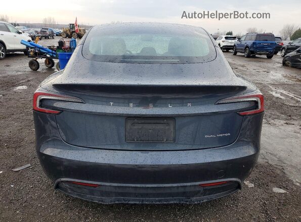LRW3E7EB6RC101084 2024 TESLA MODEL Black Vista trasera