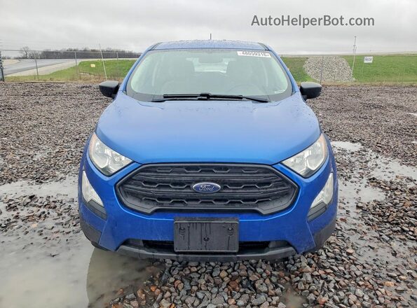 MAJ3P1RE9JC221017 2018 FORD ECOSPORT Синий Вид спереди