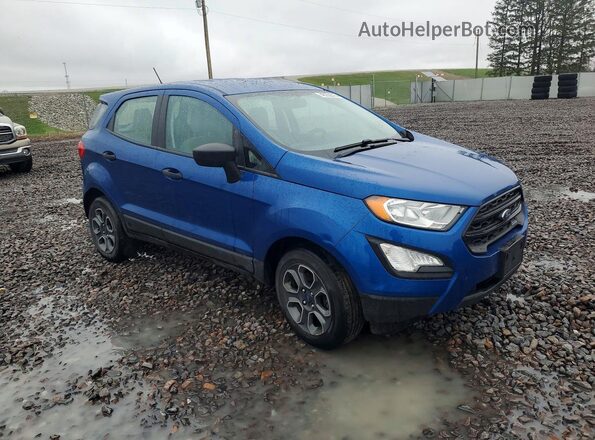 MAJ3P1RE9JC221017 2018 FORD ECOSPORT Синий Передняя правая четверть