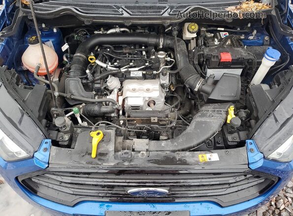 MAJ3P1RE9JC221017 2018 FORD ECOSPORT Синий Вид подкапотного пространства
