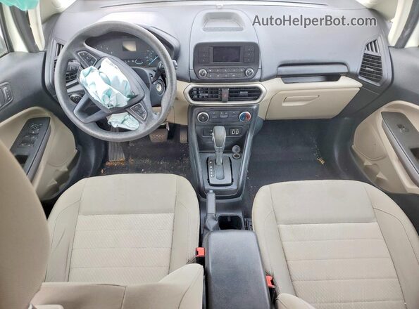 MAJ3S2FE7LC385264 2020 FORD ECOSPORT White Առջևի վահանակի տեսք