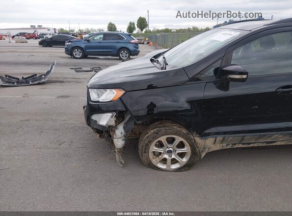MAJ3S2GE2KC273467 2019 FORD ECOSPORT Black Widok z przodu