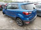 2018 Ford Ecosport Ses Синий vin: MAJ6P1CL6JC183363
