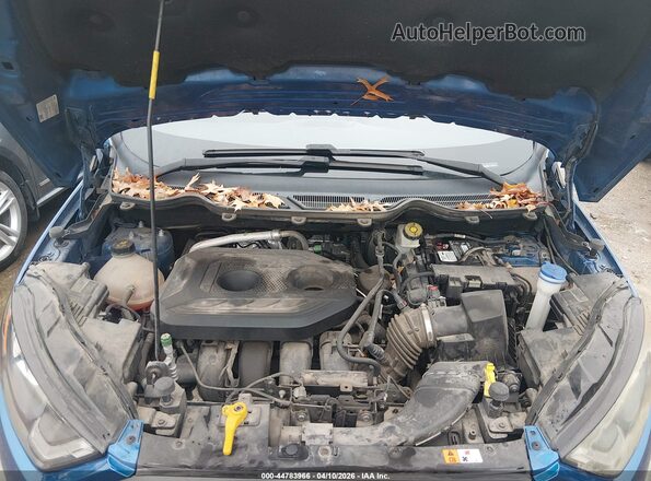 MAJ6P1CL6JC183363 2018 FORD ECOSPORT Синий Вид сзади
