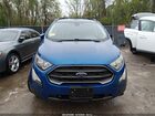 2018 Ford Ecosport Ses Синий vin: MAJ6P1CL6JC183363