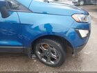 2018 Ford Ecosport Ses Синий vin: MAJ6P1CL6JC183363