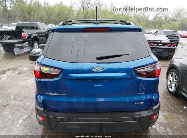 MAJ6P1CL6JC183363 2018 FORD ECOSPORT Синий 