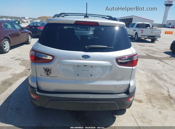 MAJ6P1CLXJC205994 2018 FORD ECOSPORT Silver 