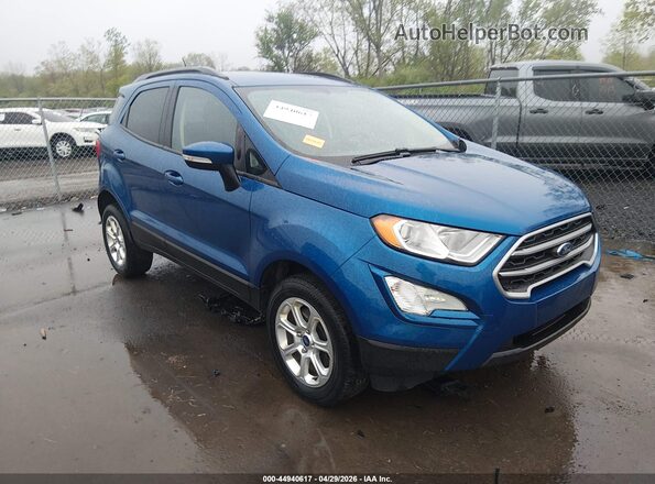 MAJ6S3GL1MC430331 2021 FORD ECOSPORT Blue Przód prawy