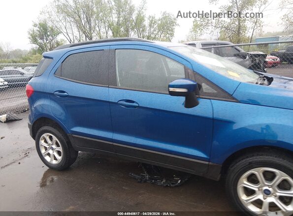 MAJ6S3GL1MC430331 2021 FORD ECOSPORT Blue Widok wnętrza z tyłu