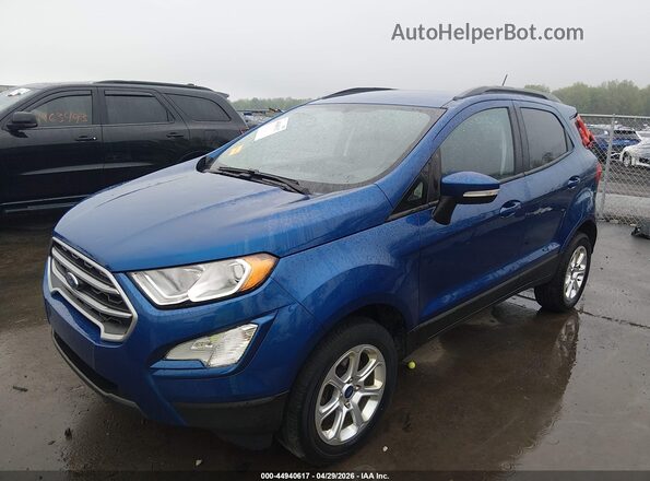 MAJ6S3GL1MC430331 2021 FORD ECOSPORT Blue Przód lewy