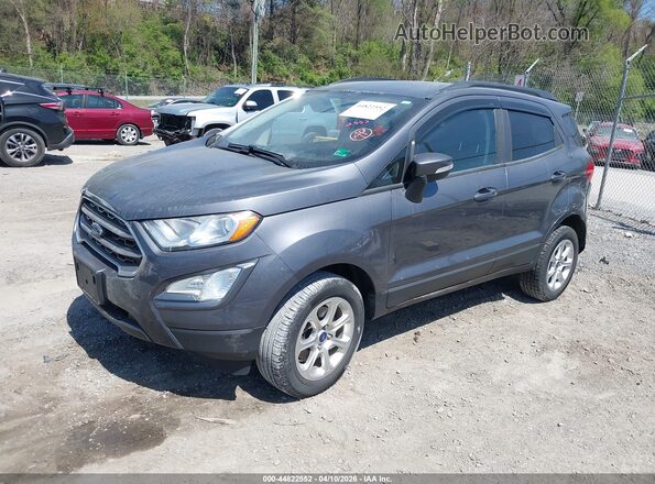 MAJ6S3GL3LC336112 2020 FORD ECOSPORT Gray წინა მარცხენა ხედი სამი მეოთხედიდან