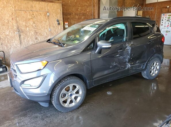 MAJ6S3GL7KC307422 2019 FORD ECOSPORT Gray წინა მარცხენა ხედი სამი მეოთხედიდან