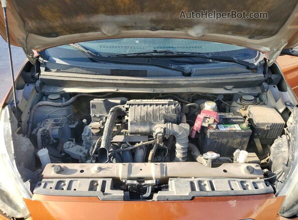 ML32A3HJ2HH013272 2017 MITSUBISHI MIRAGE Orange Widok wnętrza z tyłu