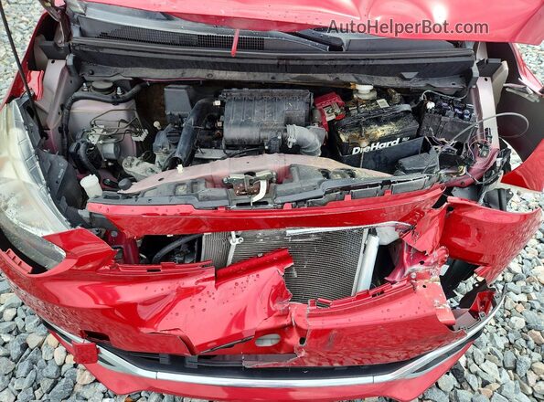 ML32A3HJ2JH004402 2018 MITSUBISHI MIRAGE Red Widok wnętrza z tyłu
