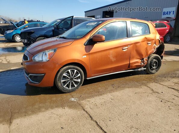 ML32A3HJ2JH015013 2018 MITSUBISHI MIRAGE Оранжевый Передняя левая четверть