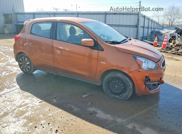 ML32A3HJ2JH015013 2018 MITSUBISHI MIRAGE Оранжевый Передняя правая четверть