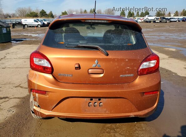 ML32A3HJ2JH015013 2018 MITSUBISHI MIRAGE Оранжевый Вид сзади