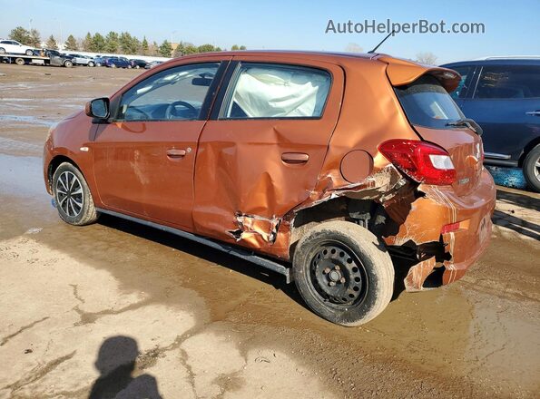 ML32A3HJ2JH015013 2018 MITSUBISHI MIRAGE Оранжевый Задняя левая четверть