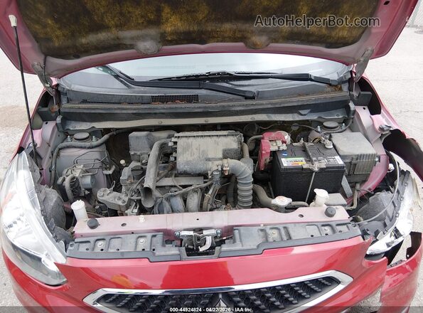 ML32A3HJ3JH010953 2018 MITSUBISHI MIRAGE Red Rear view
