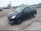 2017 Mitsubishi Mirage Es Черный vin: ML32A3HJ9HH020753
