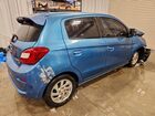 2017 Mitsubishi Mirage Se Синий vin: ML32A4HJ1HH010403