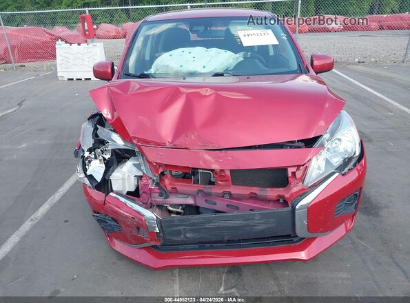 ML32AUHJ2MH008055 2021 MITSUBISHI MIRAGE Red Widok zestawu wskaźników