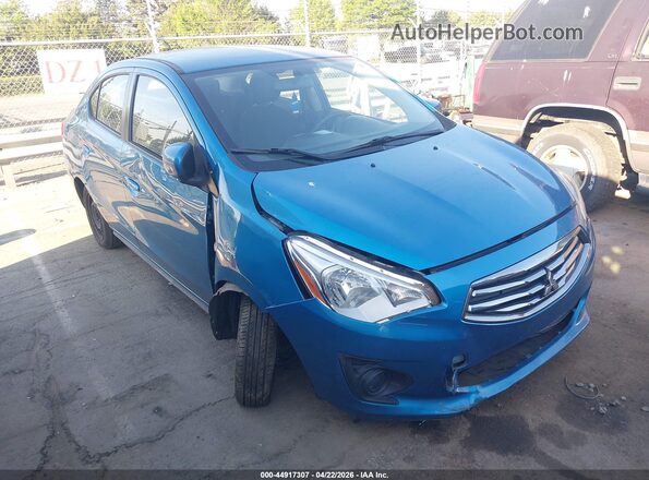 ML32F3FJ1KHF15947 2019 MITSUBISHI MIRAGE G4 Синий Передняя правая четверть