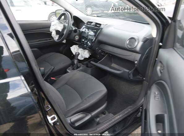 ML32F3FJ2HH002602 2017 MITSUBISHI MIRAGE G4 Black Widok wnętrza z przodu