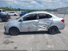 2017 Mitsubishi Mirage G4 Es Серебряный vin: ML32F3FJ2HHF12192