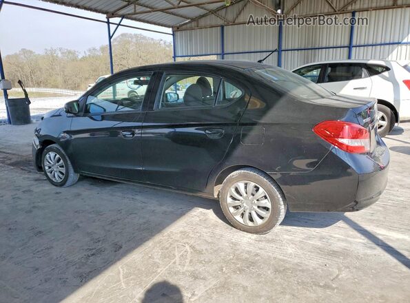 ML32F3FJ2JHF15972 2018 MITSUBISHI MIRAGE Черный Задняя левая четверть