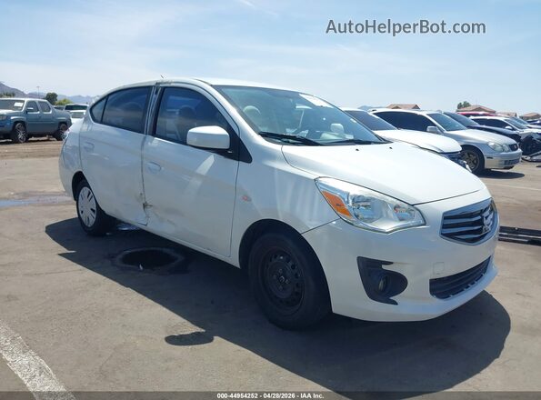ML32F3FJ3HH004682 2017 MITSUBISHI MIRAGE G4 Белый Передняя правая четверть