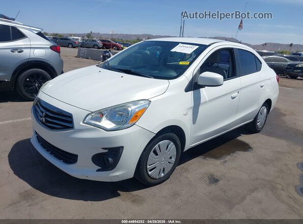 ML32F3FJ3HH004682 2017 MITSUBISHI MIRAGE G4 Белый Передняя левая четверть