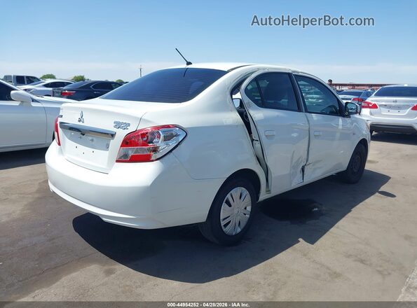 ML32F3FJ3HH004682 2017 MITSUBISHI MIRAGE G4 Белый Задняя правая четверть
