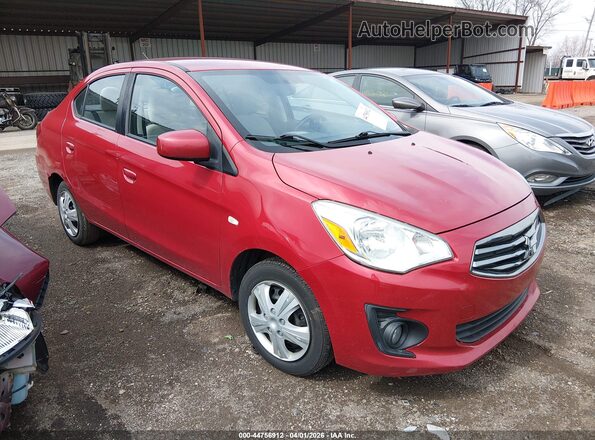 ML32F3FJ3HHF10872 2017 MITSUBISHI MIRAGE G4 Красный Передняя правая четверть