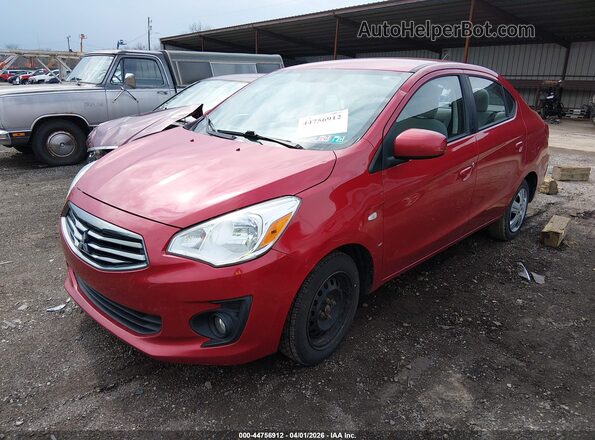 ML32F3FJ3HHF10872 2017 MITSUBISHI MIRAGE G4 Красный Передняя левая четверть