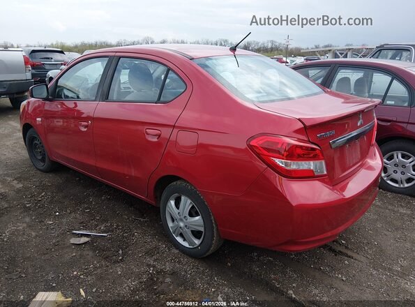 ML32F3FJ3HHF10872 2017 MITSUBISHI MIRAGE G4 Красный Задняя левая четверть